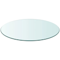 Pikkukuva 2 / 4: vidaXL Pöytälevy karkaistu lasi pyöreä 500 mm Transparent Transparent
