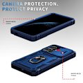 Pikkukuva 4 / 6: Galaxy S24 Plus -kotelo CamShield Ring Hybrid Armor Sininen 73