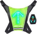 Cykelväst - LED - Reflex - USB Uppladdningsbar - Grön - Unisex