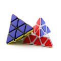 Miniatyrbild 4 av 5: Qiji pyramid patch tävling professionell använder snabb twist slät pyramid alien student pussel kub