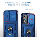 Pikkukuva 2 / 6: Galaxy S24 Plus -kotelo CamShield Ring Hybrid Armor Sininen 73