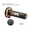 Pikkukuva 3 / 5: 7/8\" 22mm Ohjaustangon Kahvat Moottoripyörän Protaper Ohjaustangon Kahvat Pro Taper Motocross Ohjaustangon Kahvat Kumigeeli Käsikahvat Jarrut (Punainen)