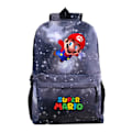 Miniatyrbilde 1 av 2: Super Mario Ryggsekk Multi Character Videospill Skolesekk Reise Y Starry grey