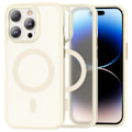 Miniatyrbild 1 av 6: ColorPop iPhone 14 Pro Skal CH MagSafe Matt Off White 34