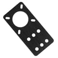 NEMA 17 Anodiseret Aluminium Stepper Motor Monteringsplade 3D Printer Tilbehør (Sort) 5 5