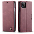 Miniatyrbillede 3 af 6: CaseMe wallet etui, iPhone 11, bordeaux Vinröd red