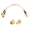 Miniatyrbilde 4 av 5: SMA splitterkabel SMA hun til SMA doble hannkoblinger Kabelsplittere