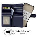 Pikkukuva 8 / 11: Skimblocker Motorola Moto G55 5G XL Magneettilompakkokotelo Mörkblå