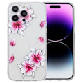Miniatyrbillede 1 af 6: iPhone 16 Pro TPU-etui med blomster 27