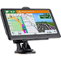 Miniatyrbillede 5 af 5: Bil GPS Navigator, Seneste 2024 Kort 7 Tommer Touch Screen Bil GPS, Stemmestyring til Trin-for-Trin Anvisninger, Understøtter Hastigheds- og Rødt Lys Advarsel