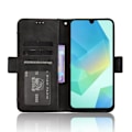 Pikkukuva 3 / 7: SKALO Yhteensopiva Samsung A16 6-LOKEROINEN Lompakkokotelo - Musta Black Svart