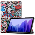 Miniatyrbild 1 av 5: Kompatibel med Samsung Galaxy Tab A7 10.4 Fodral Tri-Fold Graffiti 205