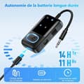 Miniatyrbillede 2 af 5: Bluetooth 5.3 sender/modtager - Bluetooth-adapter til TV-lyd 3,5 mm med RCA-kabel