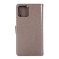 Miniatyrbillede 2 af 5: iPhone 12 / 12 Pro - Blomster Cover - Grå Grå Grey Grå