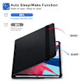 Pikkukuva 5 / 6: iPad Pro 12.9 gen 3/4/5/6 kuori - Ruusu Rosa Ipad Pro 12,9 2022/2021/2020/2018