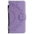 Pikkukuva 2 / 5: iPhone 7/8/SE (2020/2022) - Mandala Lompakkokotelo - Violetti Purple Lila