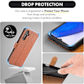 Miniatyrbild 7 av 7: Kompatibel med Samsung A15 Mobilskal - Läderfodral med [RFID-blockering], Stötsäkert [Stativ] Kompatibel med Kompatibel med Samsung Galaxy A15 5G Cinnamon Brown