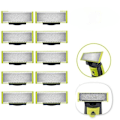 Miniatyrbillede 1 af 4: 1-10 stk. Philips OneBlade barbermaskine QP2520/QP2630 Udskiftningsbladhoved One blade 3PCS