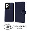 Pikkukuva 9 / 11: Skimblocker Motorola Moto G55 5G XL Magneettilompakkokotelo Mörkblå