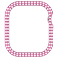 Miniatyrbillede 4 af 6: Apple Watch 10 46 mm Shell Rhinestone Pink 3