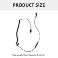 Miniatyrbilde 5 av 5: USB Type C Wired Spring Single-Sided Earphones with Call and Volume Control
