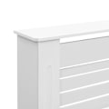 Miniatyrbillede 5 af 7: vidaXL Elementbeskyttelse hvid 152x19x81,5 cm MDF White Vit