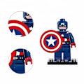 Miniatyrbillede 2 af 5: stk Marvel Avengers Super Hero Comic Building Block Figurer DC Minifigur Legetøj Gave null ingen