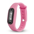 Pikkukuva 1 / 5: Askelmäärä Activity Tracker Fitness Watch Ranneaskelmittari LCD aikuisten lapsille Pink