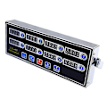 Miniatyrbillede 1 af 5: Kommerciel 8 kanaler digital køkkentimer, rustfrit stål regnetimer med alarm, ur