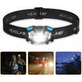 LED Hodelykt - Longziming - 5000 lumen - USB oppladbar - IPX4 vanntett - 5 lysmoduser