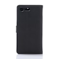 Miniatyrbillede 4 af 11: Kompatibel med Sony Xperia X Compact Retro Wallet Case Black Svart