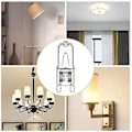 Miniatyrbild 4 av 5: 12-pack G9 Halogenlampor 33W 230V 2800K Varmvit 380lm Klar Kapsel Halogenlampor Dimbar Ingen Blixt Inget Flimmer