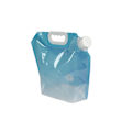 Pikkukuva 3 / 5: 4-pakkaus - 5L vesipussi hanalla / vesikanisteri - vesisäiliö läpinäkyvä läpinäkyvä Transparent 4-Pack