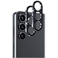 Miniatyrbillede 1 af 2: [2-pak] Samsung S23 Plus Linsebeskyttelse i hærdet glas - Sort 30