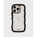 Miniatyrbillede 1 af 4: held iPhone 16 Pro Max Cover Bølget Sort/Transparent 64