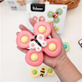 Miniatyrbillede 2 af 5: 3-pak sugekop-spindende legetøj Fidget Spinner badelegetøj flerfarvet