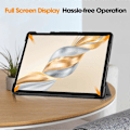 Miniatyrbild 5 av 5: För Honor Pad X9 Pro Fodral Anti-Fall Läder Ställ Tablet Skydd - Grå Grey
