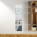 Miniatyrbilde 5 av 5: 10 stk. Selvklebende Veggspeil 20 x 20 cm, Eksplosjonssikre Firkanter Fleksibelt Selvklebende Akrylspeil, DIY Plast Rammefritt Veggdekor for Bad