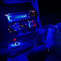 Miniatyrbillede 6 af 8: 6 stk. Mini USB LED Lys, 7 Farver RGB Bil LED Indvendig Belysning 5V Smart USB Smart Lys Atmosfærisk Lys, Laptop Tastaturlys