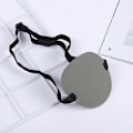 Pikkukuva 1 / 4: 2 kpl Silmälappu Pehmeä Säädettävä Amblyopia Lazy Eye -silmälaput vasemmalle tai oikealle silmälle Adult Size Grey