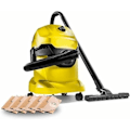 Miniatyrbilde 5 av 5: Karcher WD3 Støvsugerposer, 5-pakning rette støvsugerposer for Karcher WD3, WD 3 Premium, WD3200, WD3500P, A2204, A2204, A25