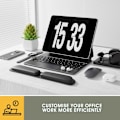 Miniatyrbild 5 av 6: Tangentbords handledsstöd musmatta, musmatta tangentbord handledsstöd set, ergonomiskt handledsstöd med minnesskum Keyboard Wrist Support Pad