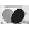 Miniatyrbillede 2 af 8: Dobbeltsidede Glidende Diske Core Sliders Ultimativ Core Træner Gym, Tæppe og Hårdt Gulv Trænings Glidende Diske Dobbelt Hjem Grey