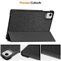 Miniatyrbillede 3 af 5: For Honor Pad X9 Pro Cover Anti-Drop Læder Stand Tablet Cover - Sort Black