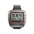 Miniatyrbillede 4 af 4: Til Garmin Forerunner 310XT To-farvet Silikone Urrem (Grå Gul) Grey Orange
