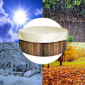 Miniatyrbild 4 av 5: Runt Spabadskydd UV-beständigt Spabadskydd Utomhus Spa Spabadskydd, 100% Nytt Black