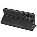 Miniatyrbillede 4 af 5: Telefoncover til Samsung Galaxy S25, Læder Wallet Cover med Hud-Touch Black