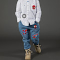 Miniatyrbillede 3 af 5: 14 jern-patches, Spiderman-motiver til broderi på tøj, applikationer til at sy på jakker, rygsække, jeans (hud)