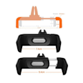 Miniatyrbillede 3 af 5: Bilmontering MOBILHOLDER Til Ventilation Med 360 ROTATION Sort