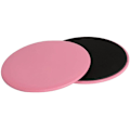 Pikkukuva 1 / 6: Kaksipuoliset liukukiekot Core Sliders Ultimate Core Trainer Kuntosali, matto- ja kovapuulattioille, Liukukiekot Kotiin Pink